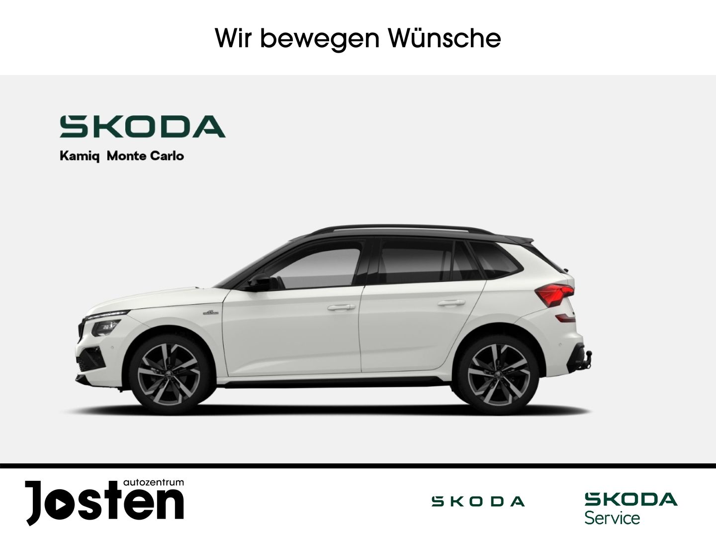 Skoda Kamiq Monte Carlo 1.0TSI AHK FahrAss+ Komfort+ W imagem 3