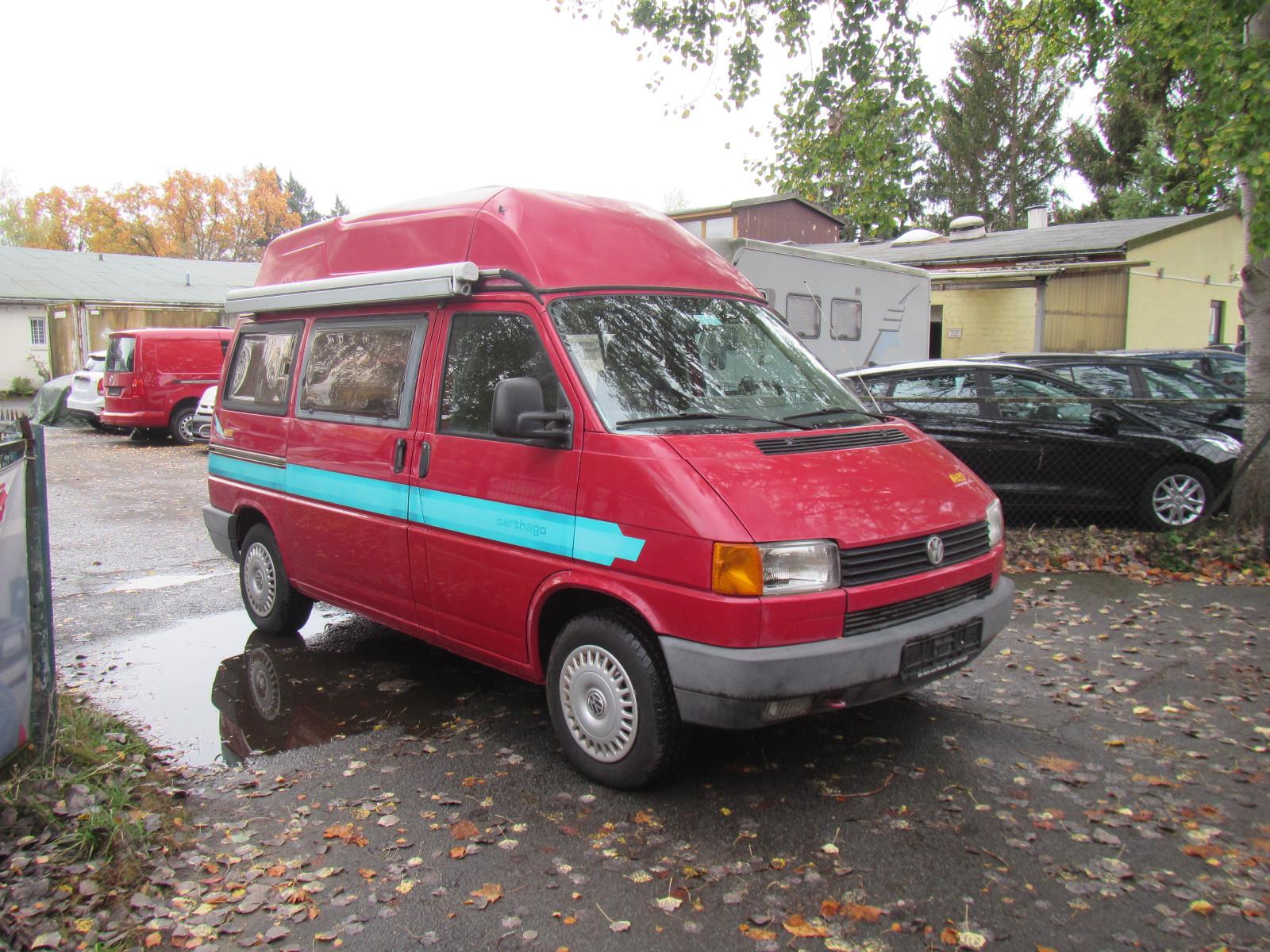 Volkswagen T4 Carthago Hoch+Aufstelldach Standh.Wohnmobil