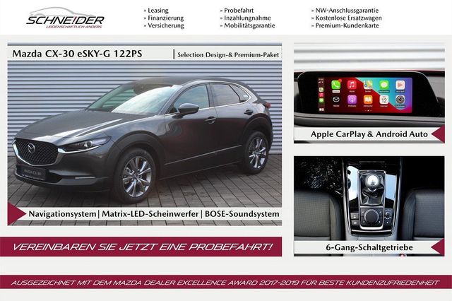 Mazda CX-30 Mild-Hybrid Select. Design-Premium P. M+S