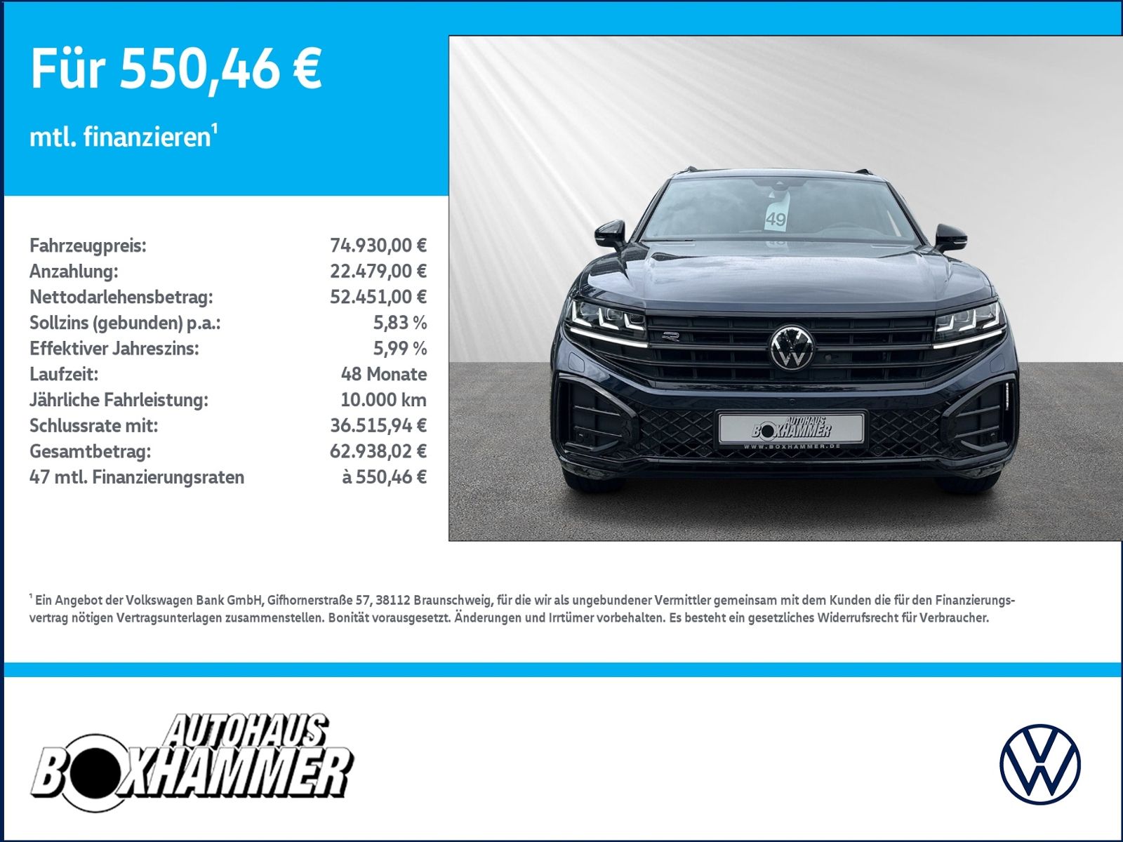 Volkswagen Touareg 3.0 TDI DSG R-Line 4Motion AHK NAVI PAN foto 3