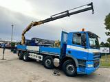 DAF CF 85.360 8x2 PLATFORM 7m35 + CRANE EFFER 165-3S - stationäre Effer Kräne