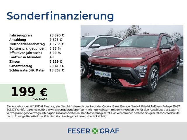 Hyundai Kona N-LINE DCT NAVI KAMERA LED SHZ LHZ CARPLAY