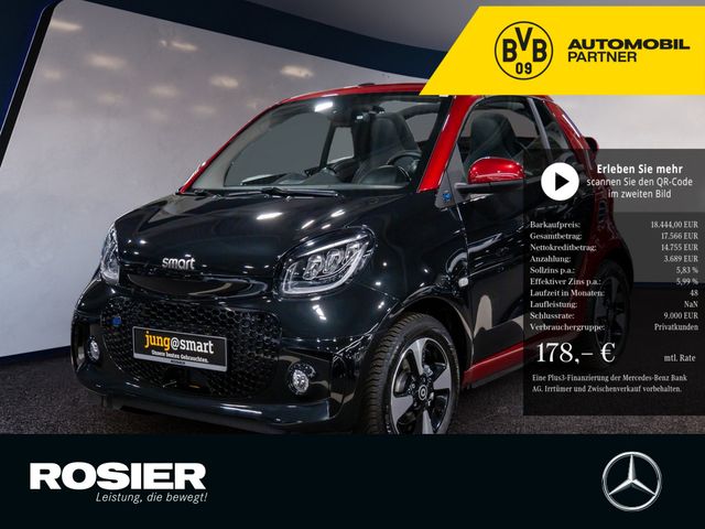 Smart EQ fortwo cabrio passion 22kW JBL LED Kamera