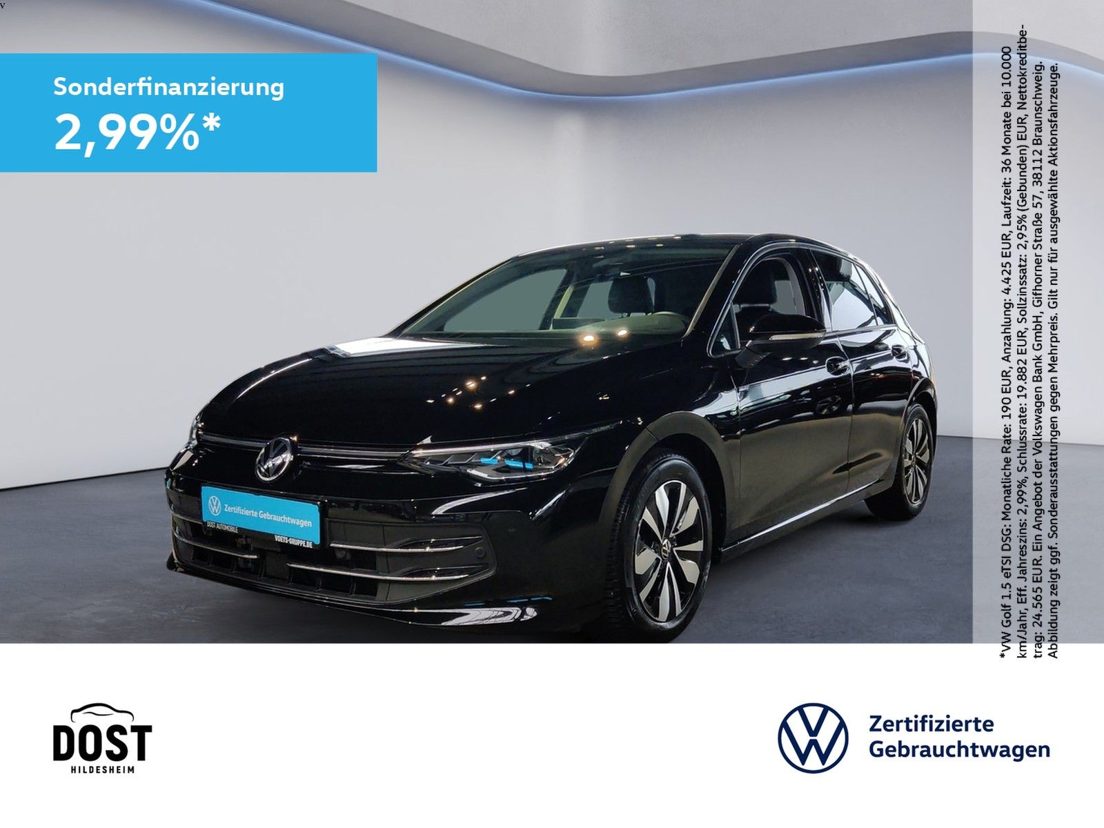 Volkswagen Golf VIII Lim. 1.5 eTSI DSG Goal AHK+NAVI+MATRIX