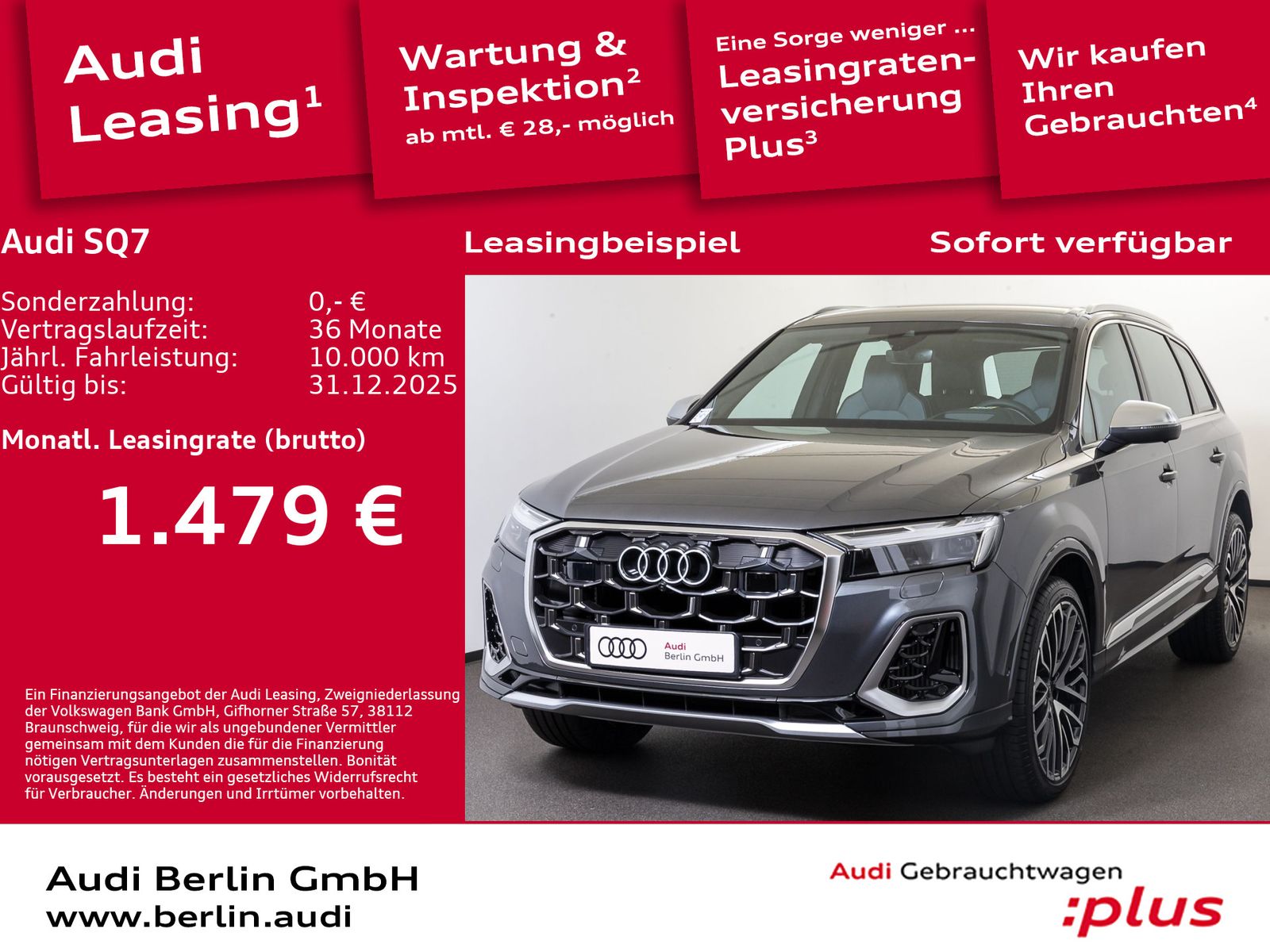 Audi SQ7 SUV TFSI tiptronic