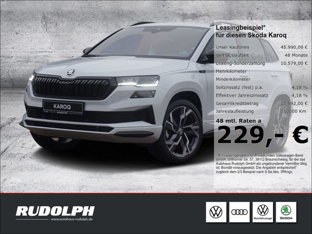 Skoda Karoq 2.0 TSI 4x4 DSG Sportline Neupreis: 52.945