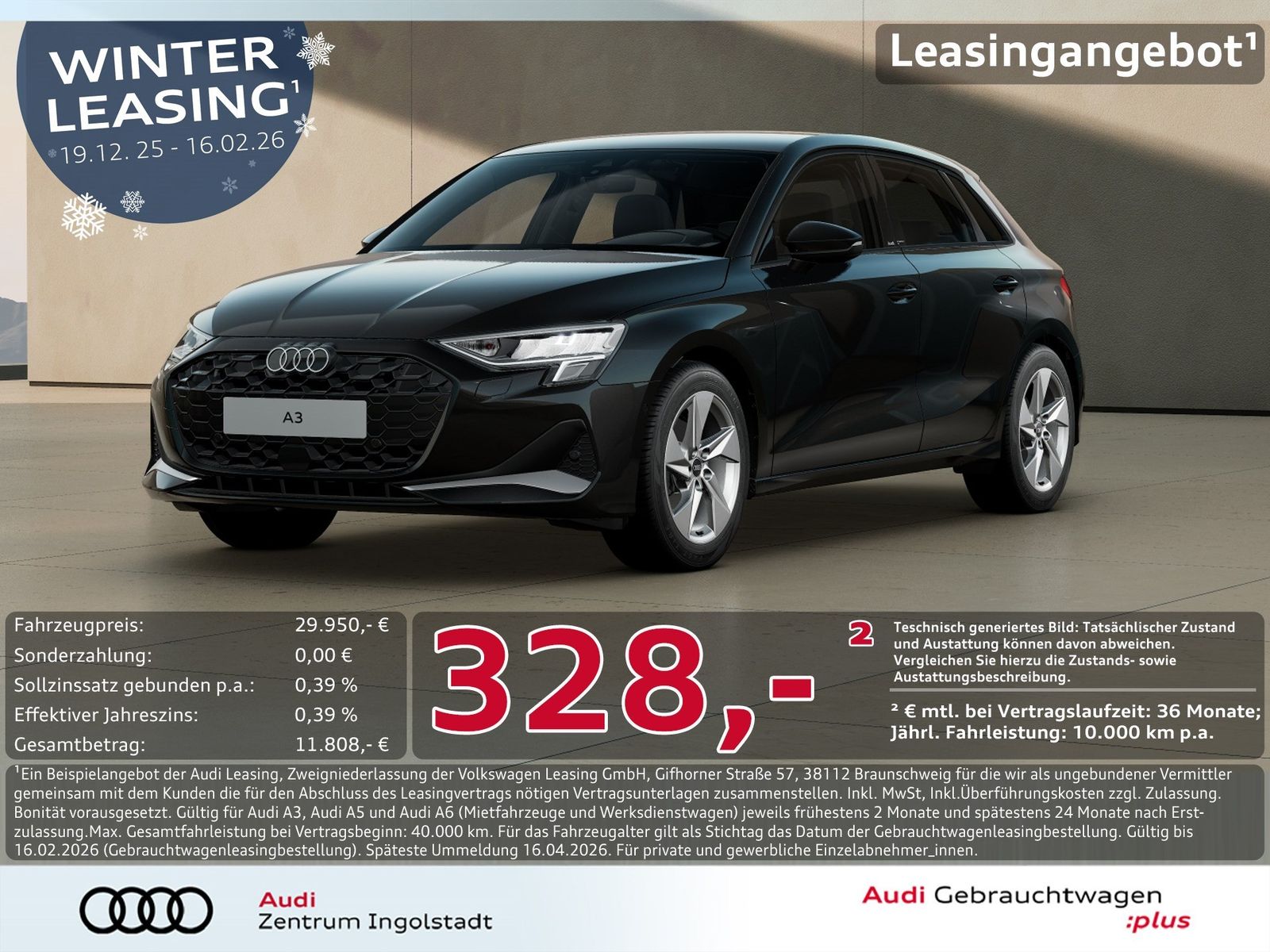 Audi A3 Sportback 30 TDI NAVI+ LED AHK 17" Advanced