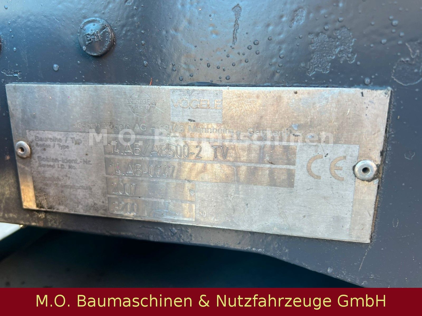 Fahrzeugabbildung Vögele Super 1800-2 / 2x Display / 2x Sensor /2x 50 cm/