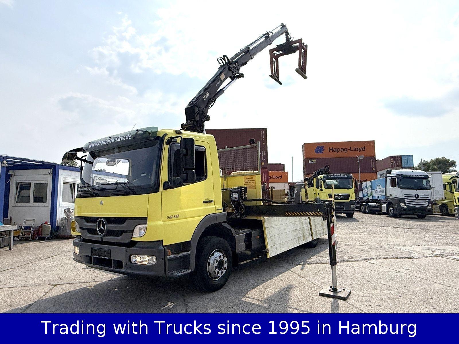 Mercedes-Benz Atego 1618 Baustoff Kran Hiab XS009 Duo *TOP*