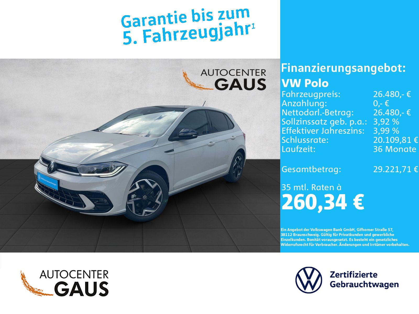 Volkswagen Polo R-Line 1.0 TSI DSG Navi LED Carplay Klima foto 2