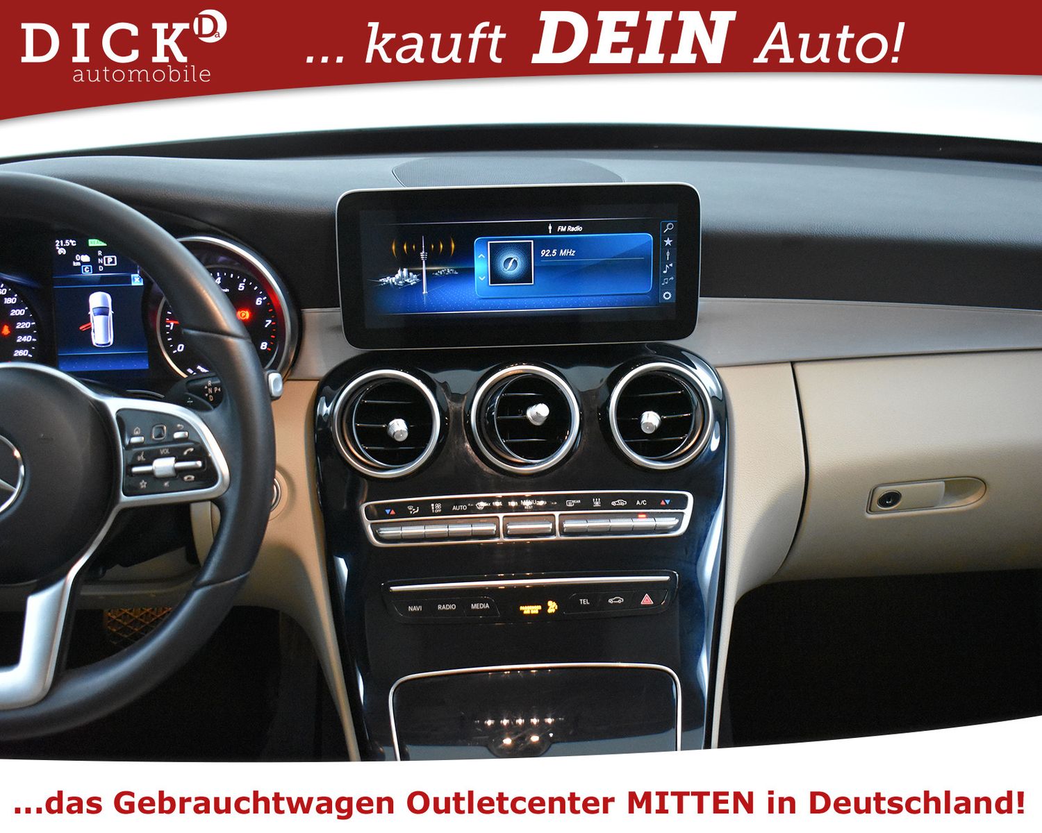 MERCEDES-BENZ C300e T 9G  Avantg NAVI+LEDER+STNDHZ+LED+TEMP+18 - Image 14