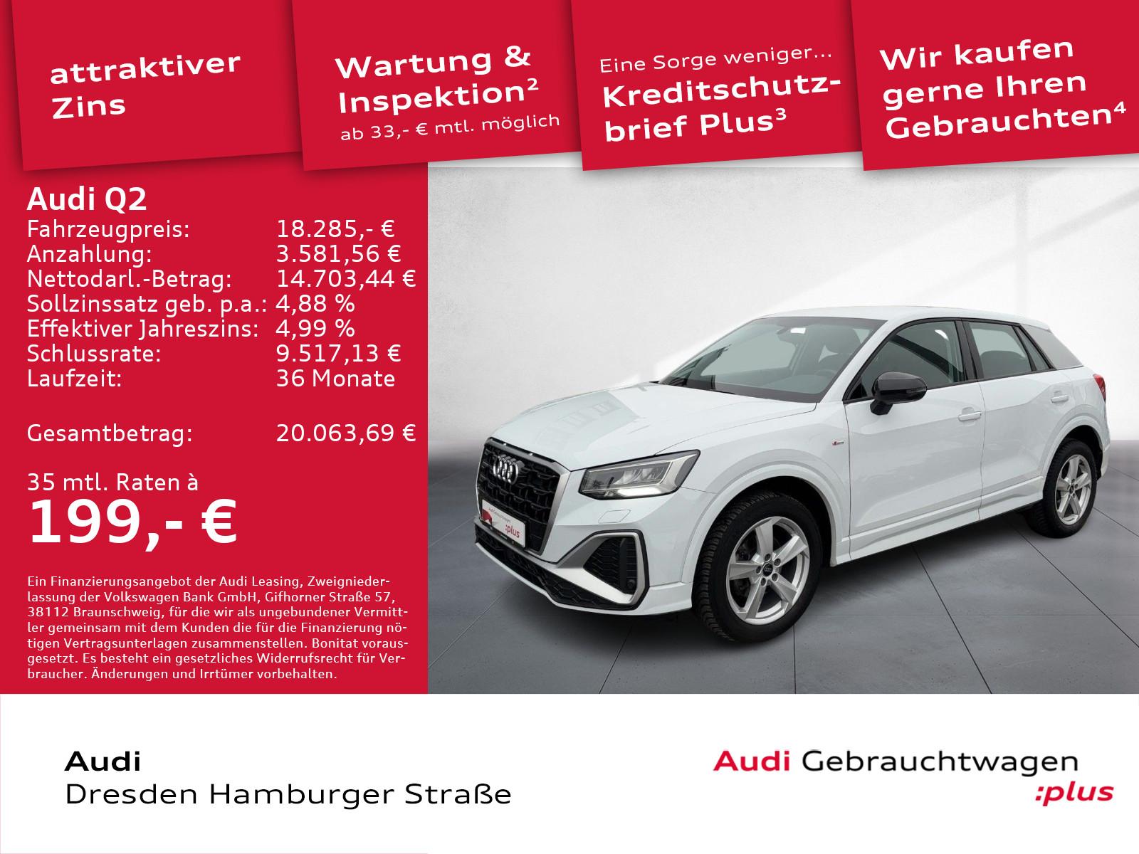 Audi Q2 30 TFSI S line LED Schaltgetriebe