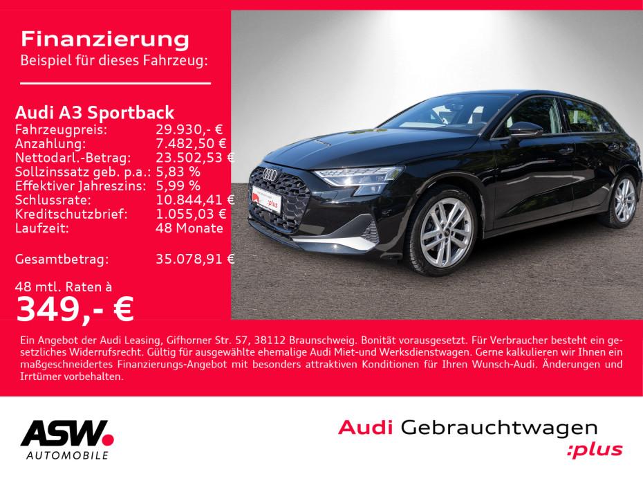 Audi A3 Sportback advanced TDI NAVI LED RFK ACC SONOS, миниатюра 2