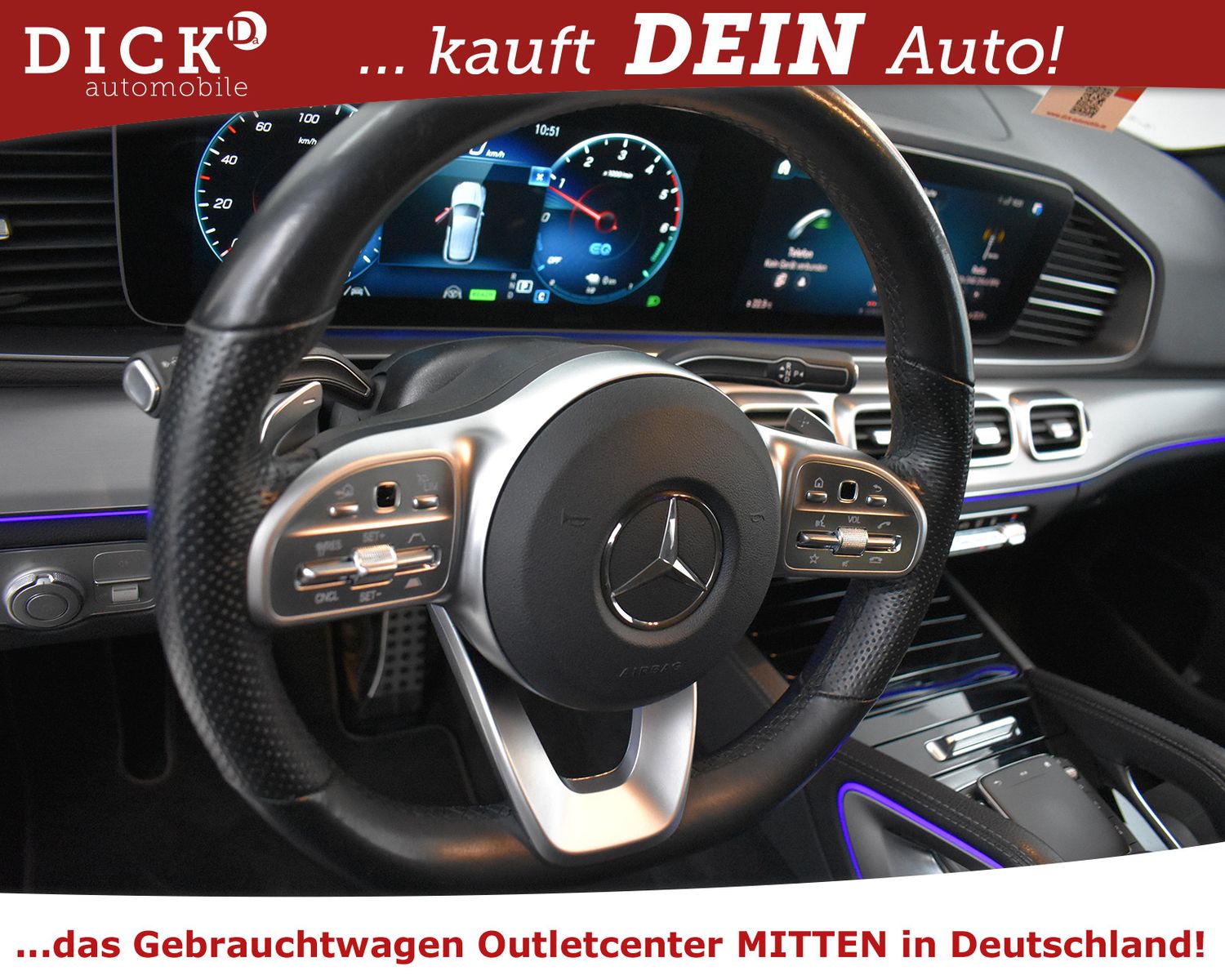 Fahrzeugabbildung Mercedes-Benz GLE350de 2X AMG Line NIGHT+PANO+STDHZ+360+ACC+21