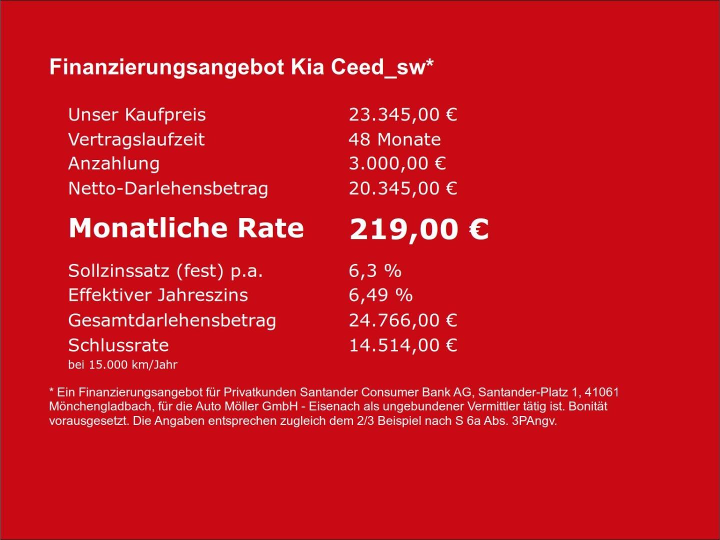 Kia Ceed_sw 1.5T Vision DCT7 Komf+ NAV PDC Klimaauto