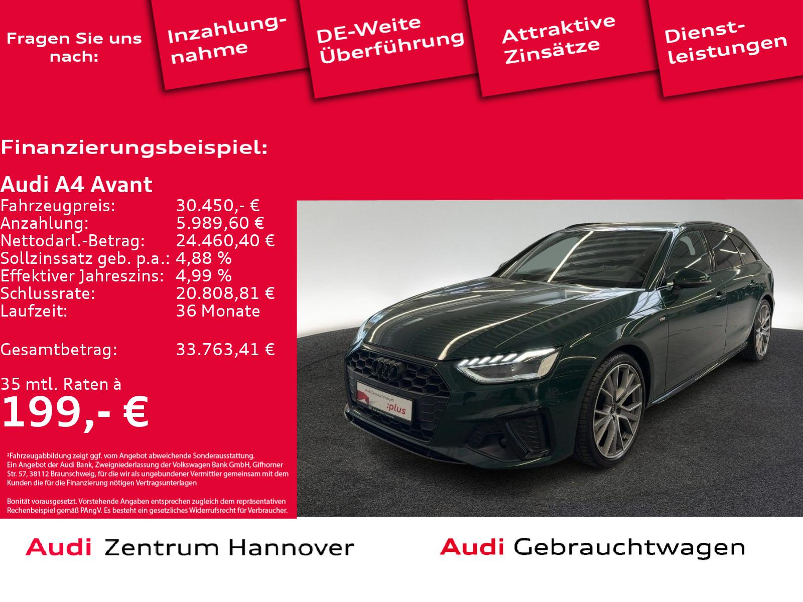 Audi A4 Avant S line 35 TFSI AHK KAMERA CARPLAY DAB