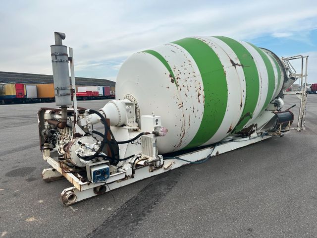 Inne LT 90 D 9 m3 Concrete Mixer on Flat /  Deutz