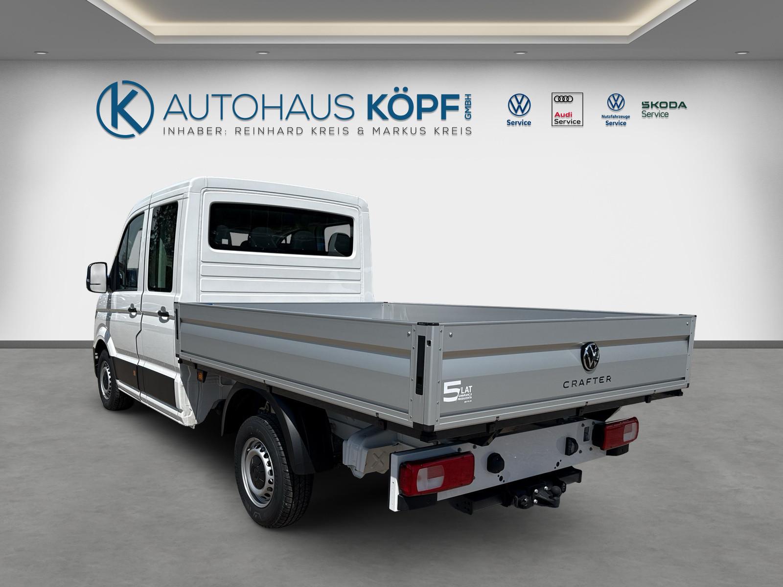 Volkswagen Crafter Doka Pritsche 35 MR LED AHK 5 Ja 7Sitze