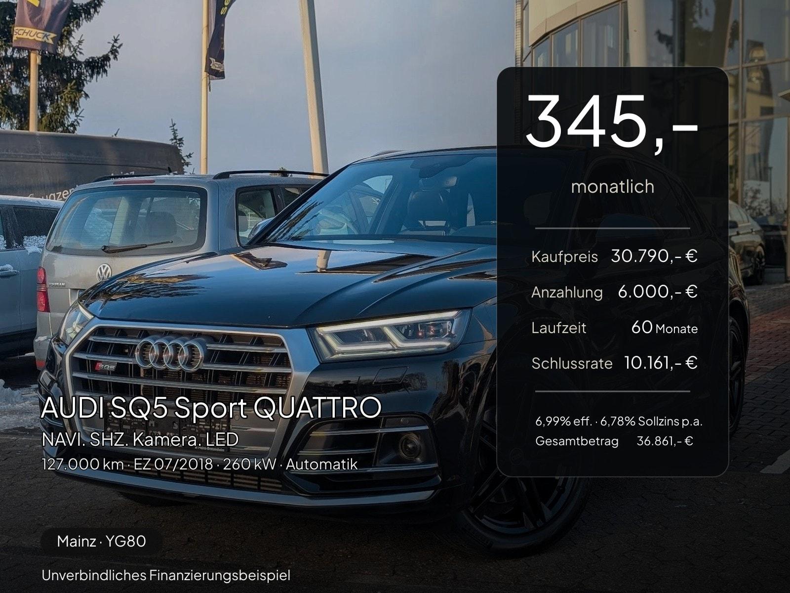 Audi SQ5 Sport QUATTRO. NAVI. SHZ. Kamera. LED