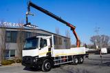 Renault C380 / 6x4 / Crane Palfinger PK 18002-EH 6000 kg - Pkw-Anhänger 600 kg
