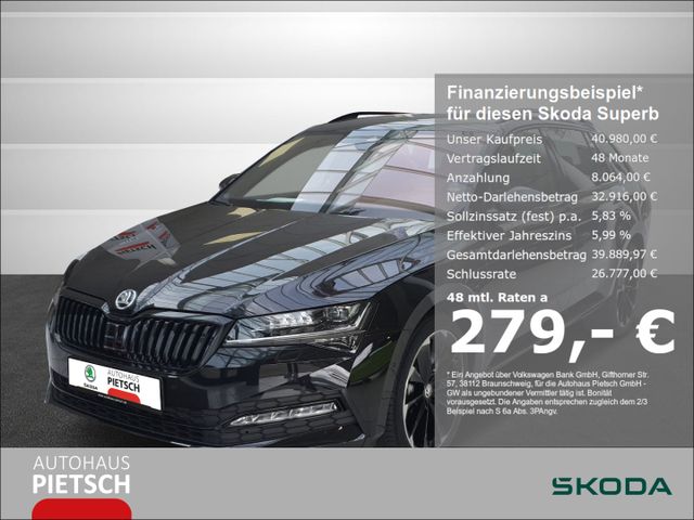 Skoda Superb Combi Sportline 2.0 TDI DSG 360°ACC Kessy