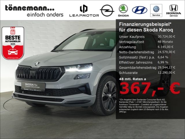 Karoq SPORTLINE TDI DSG 4X4+LED MATRIX+NAVI+RÜCK