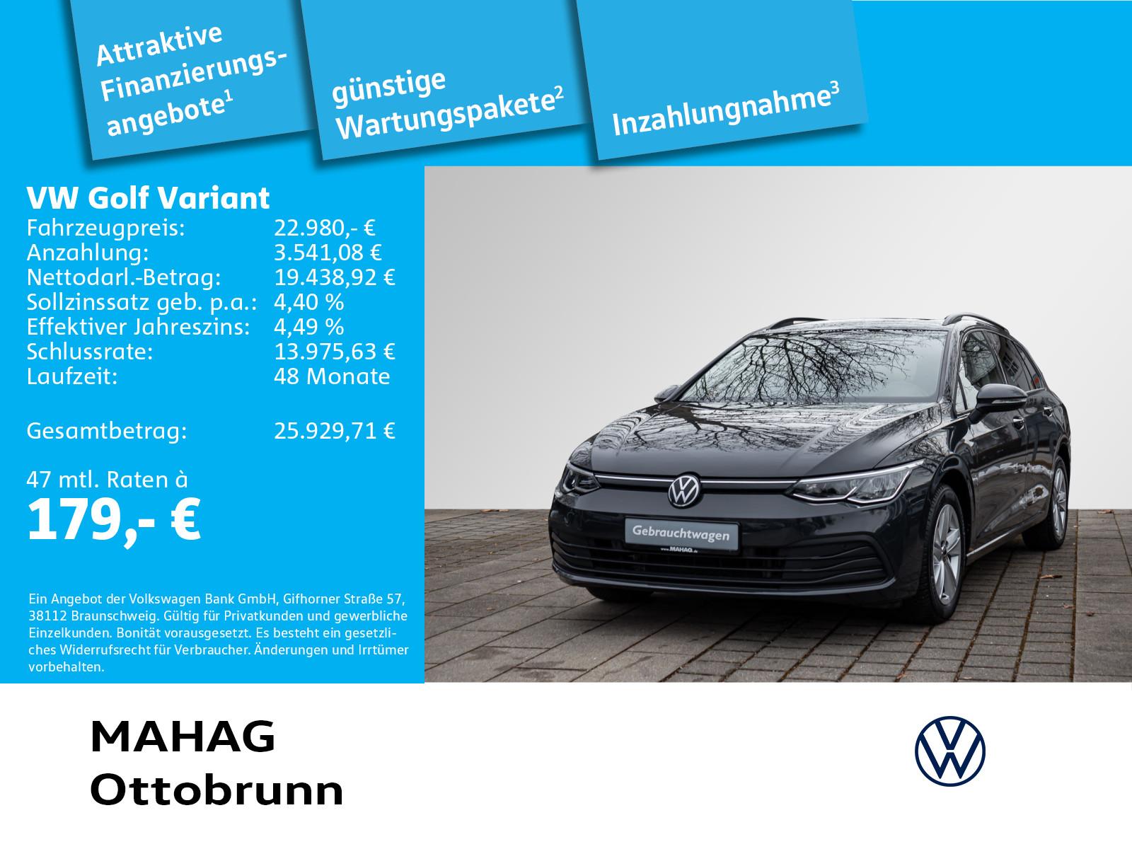 Volkswagen Golf VIII Variant 1.5 eTSI LIFE Navi LED ACC 16"