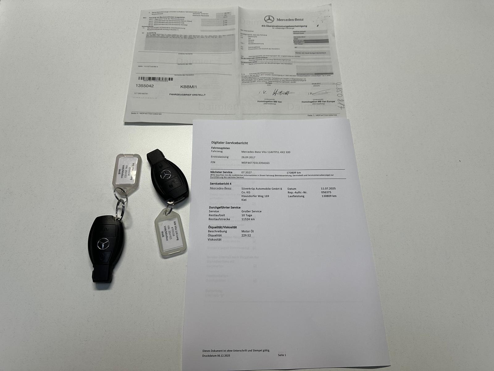 Mercedes-Benz VITO TOURER 114 4X4 LANG 2xSCH-TÜR 8SITZE STANDH