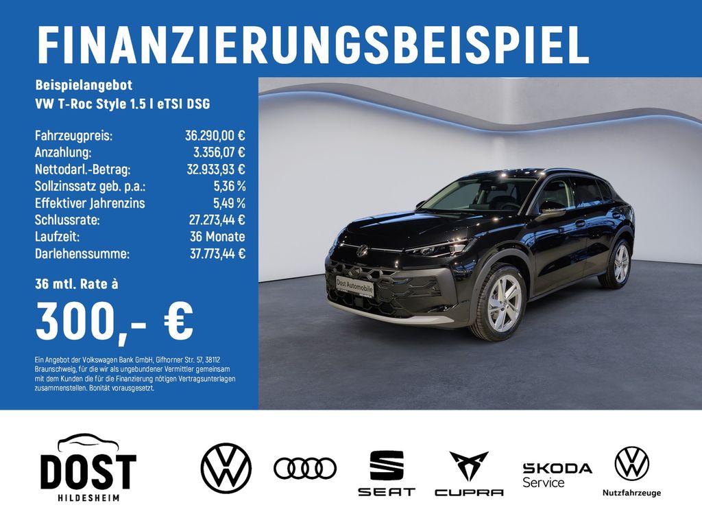 T-Roc Style 1.5 l eTSI DSG IQ.DRIVE+IQ.LIGHT
