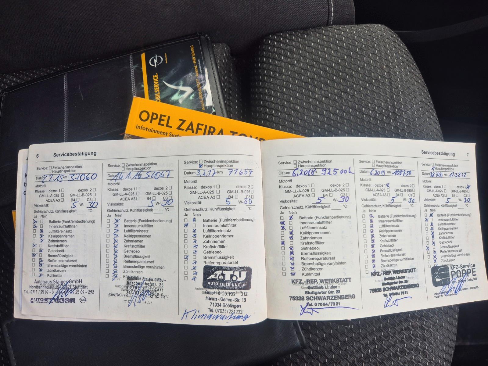 Opel Zafira Tourer 2.0 CDTI Sport 121kW