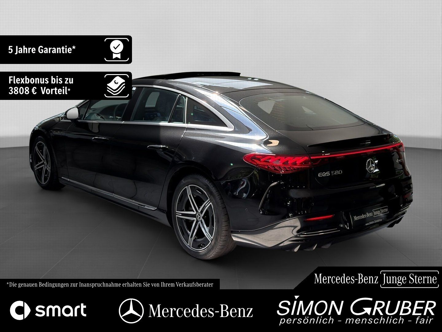 Fahrzeugabbildung Mercedes-Benz EQS 580 4M AMG Pano Hyper Sitzklima Massage