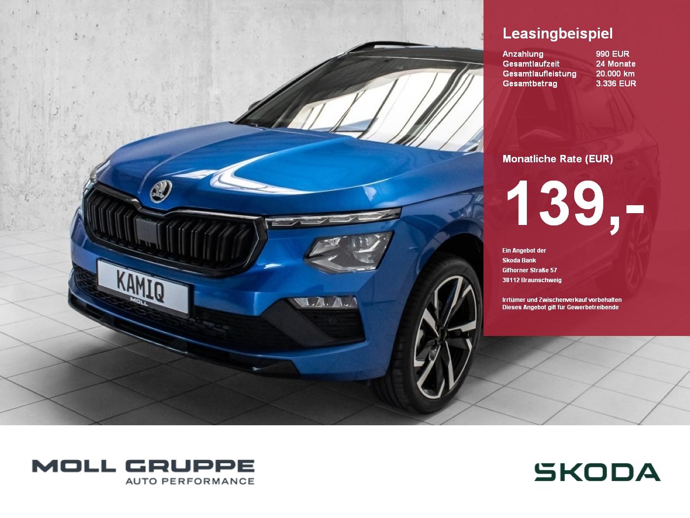 Skoda Kamiq 1.5 TSI Monte Carlo 2xKLIMA ACC AHK AUT