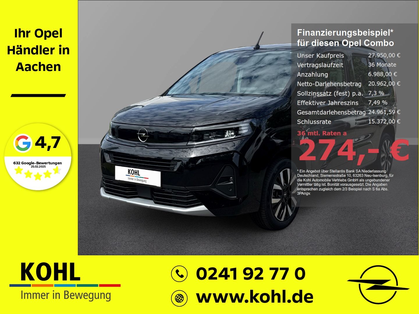 Opel Combo Life GS  Navi Keyless Rückfahrkamera