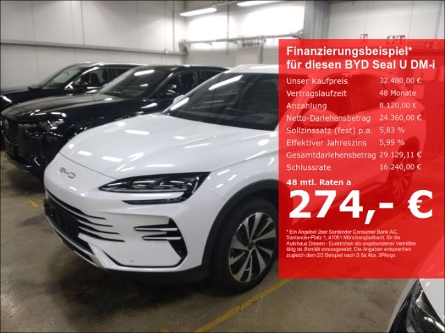 BYD Seal U DM-i 1.5 PHEV DESIGN Leder/Glasdach/LED/L