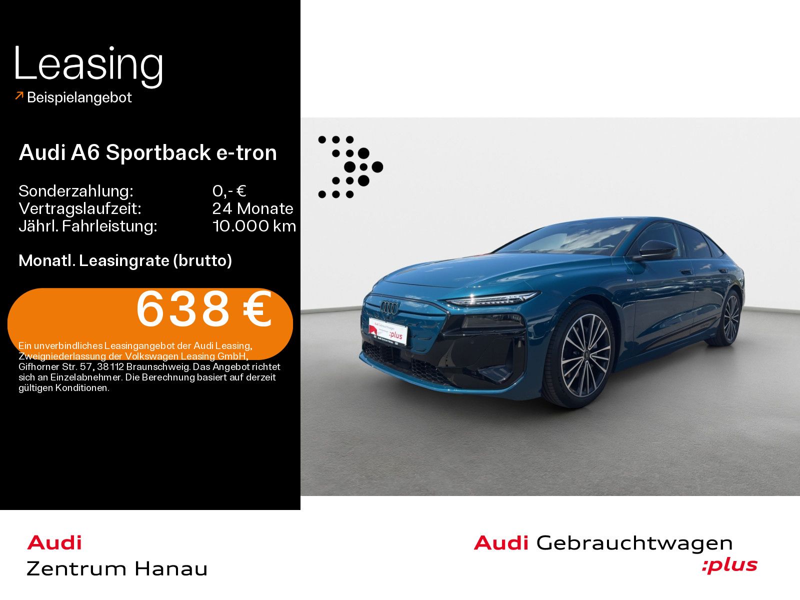 Audi A6 Sportback e-tron performance S-LINE*0,25%*MAT