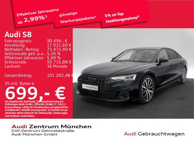 AUDI S8 TFSI tiptr. UPE182" StdHzg/Pano/Luftfed./B&amp;O/