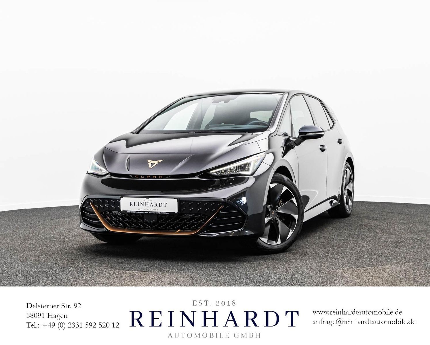 CUPRA BORN 150kW BLACK/19Z/ACC/PANO/KAMERA/WÄRMEPUMPE