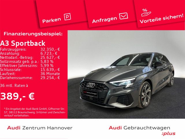 Audi A3 Sportback S line 45 TFSIe Pano B&O LED virtua