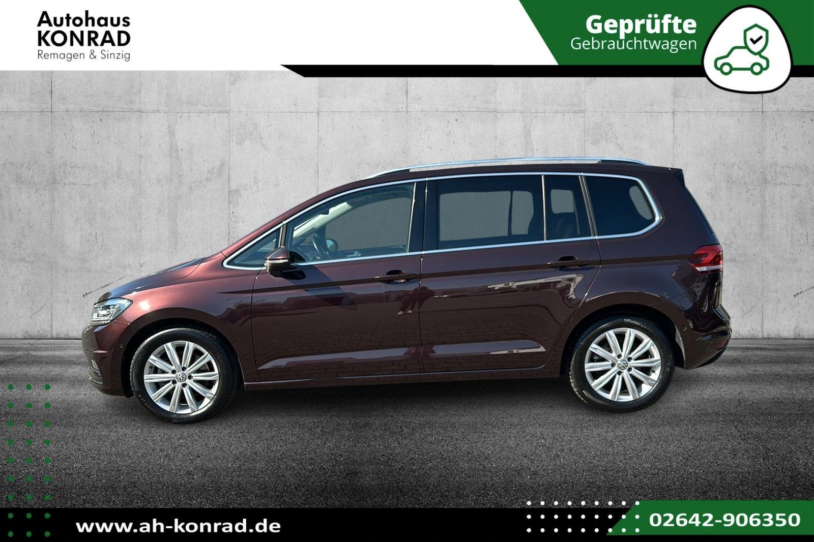 Fahrzeugabbildung Volkswagen Touran Highline BMT 2.0 TDI DSG-Pano-AHK-Navi
