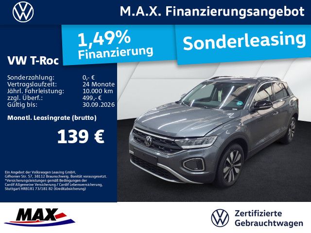 T-Roc 1.0 TSI GOAL LED+ACC+DCP+APP+NAVI+ALU+SHZ+