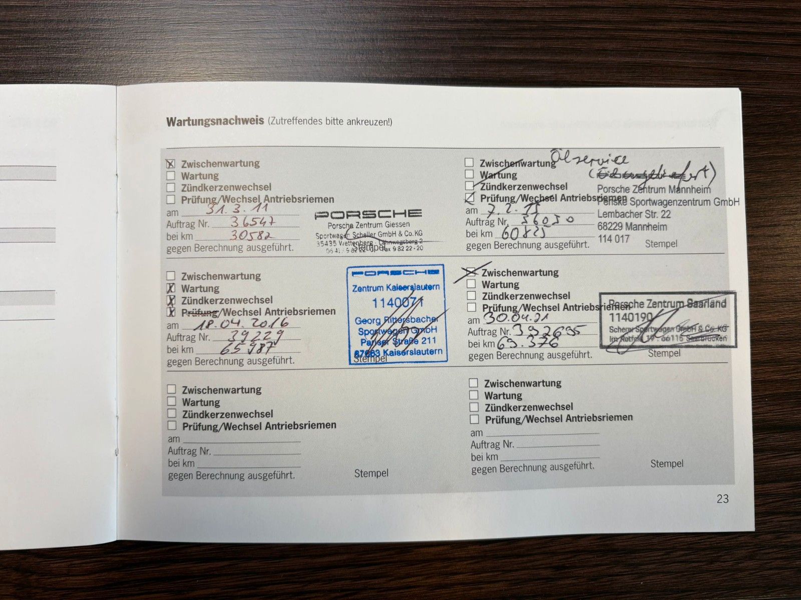 Fahrzeugabbildung Porsche 997 Carrera 4 S MKII Schalter 111 punkte check