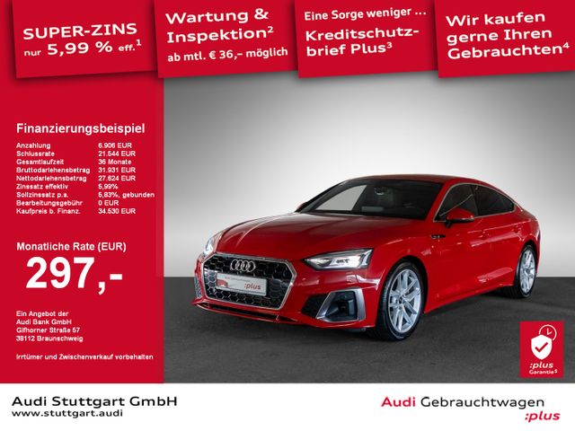 Audi A5 Sportback 40 TFSI S line LED Navi SHZ PDCplus