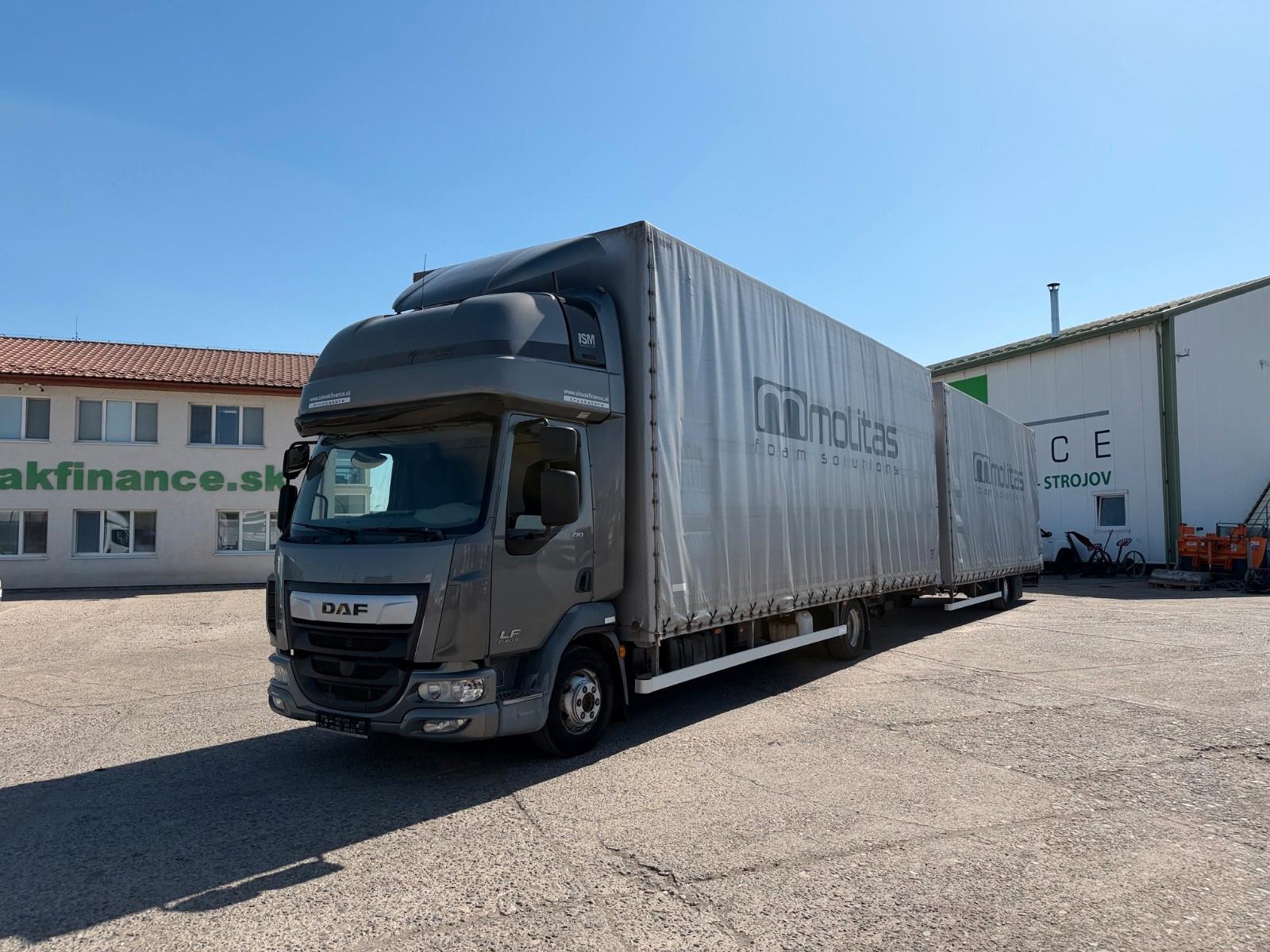 DAF LF 210FA with SVAN trailer 120m3, E6, 828+097