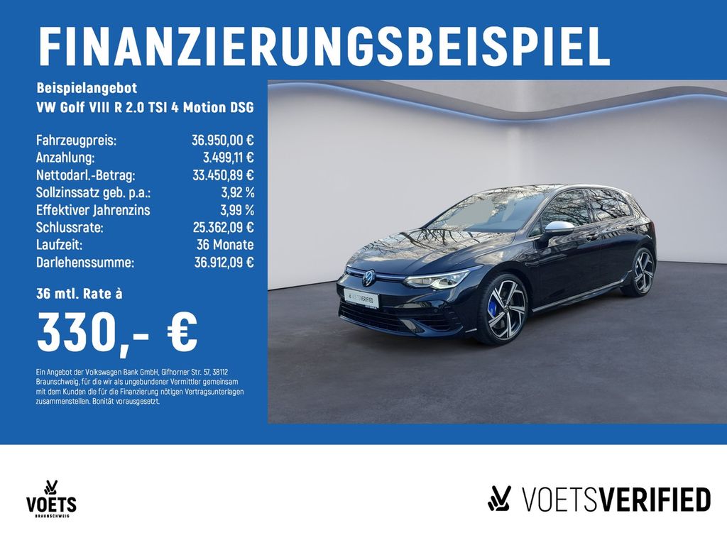 Golf VIII R 2.0 TSI 4 Motion DSG MATRIX-LED+Rear