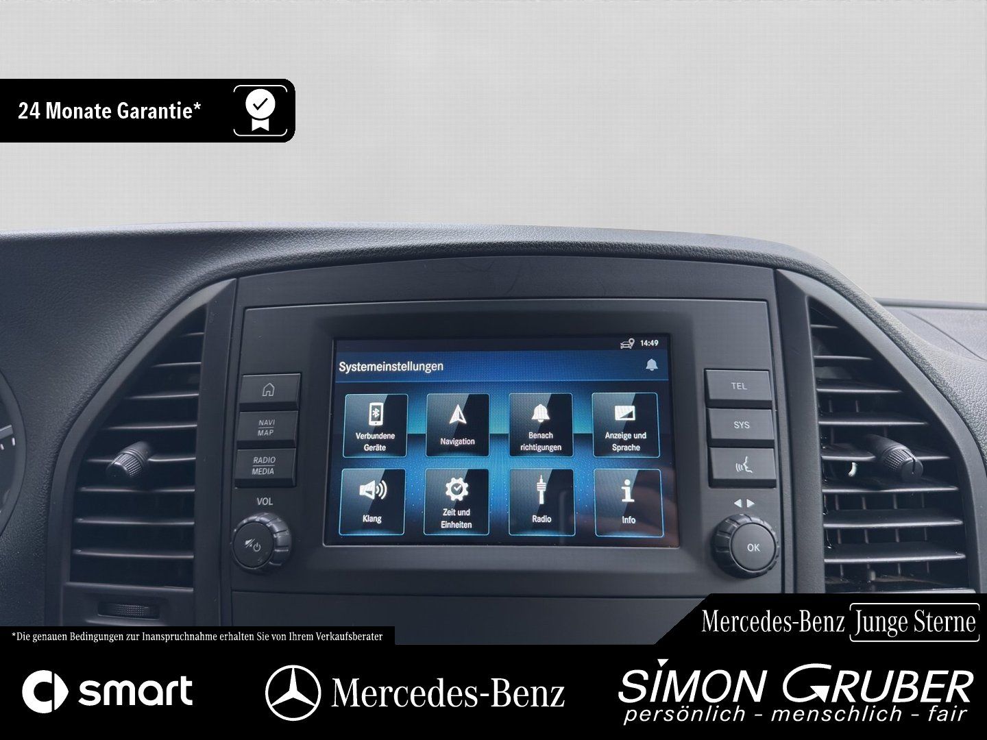 Fahrzeugabbildung Mercedes-Benz Vito 114 Tourer extralang Navi Kamera 8 Sitzer
