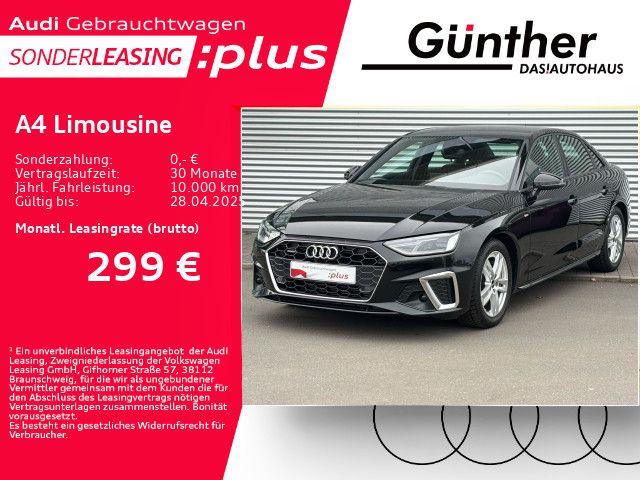 Audi A4 Limousine 45 TFSI S LINE QUATTRO+WINTERRÄDER+