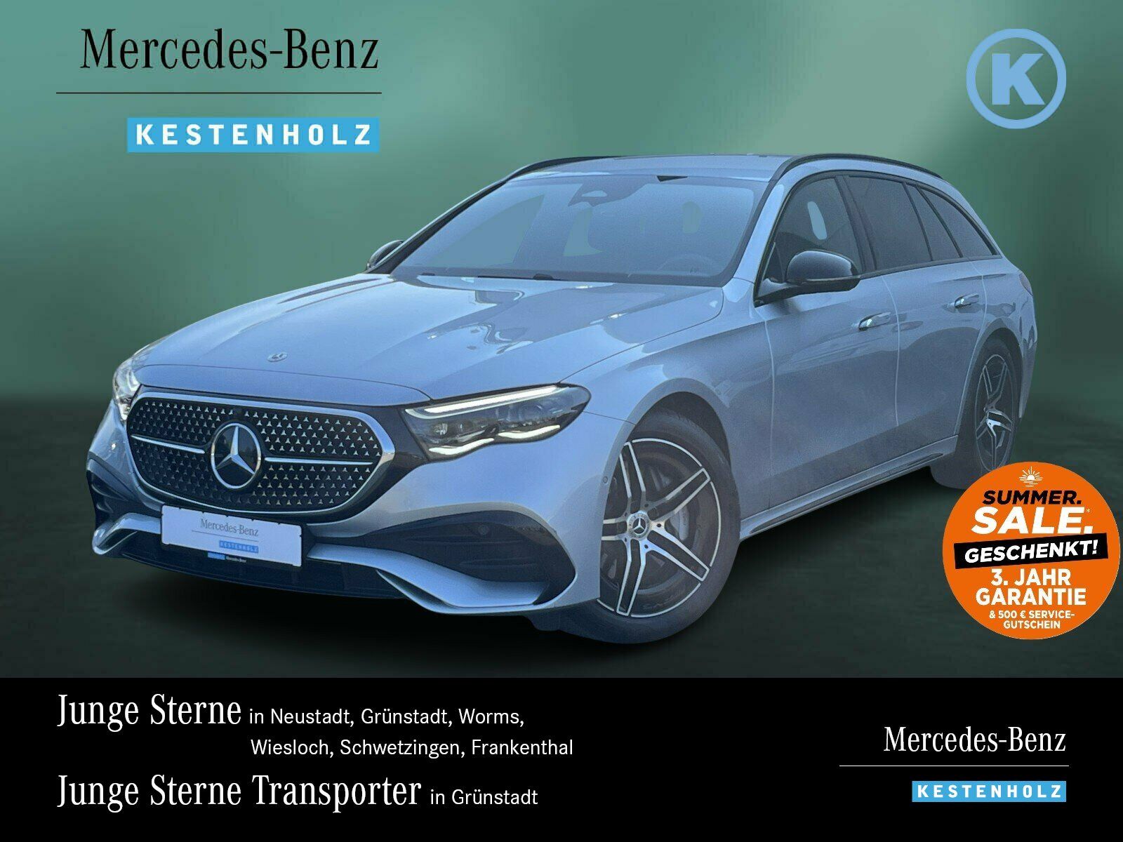 Mercedes-Benz E 200 T AMG+NIGHT+AHK+DISTRONIC+360°+MEMORY+TWA