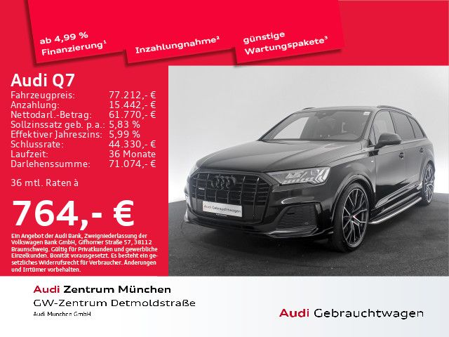 Audi Q7 50 TDI qu. tiptr. S line 7-Sitzer/B&O/Matrix