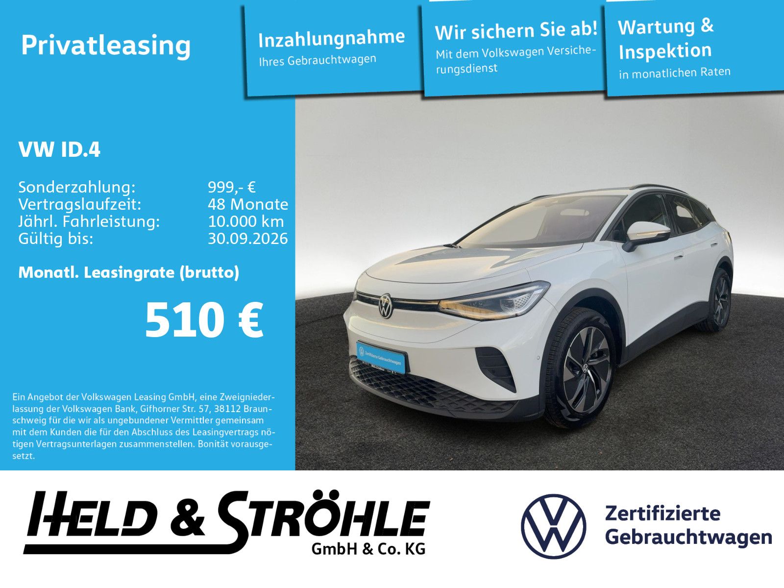 Volkswagen ID.4 Pro 210 kW 19 AHK IQ.LED NAVI WÄPU foto 1