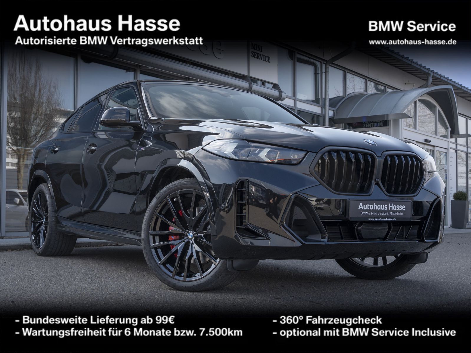 BMW X6 xDrive40d M-Sport Pro "ALL BLACK" 22Z LUFTFED
